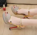stylish and unique golden HEEL for girls bridal HEEL for girls
