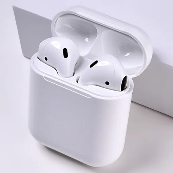 i12 Double Airpods Wireless Bluetooth Hand Free with Power Bank Stereo Earphones White bluetooth ear phone for all cell phones use