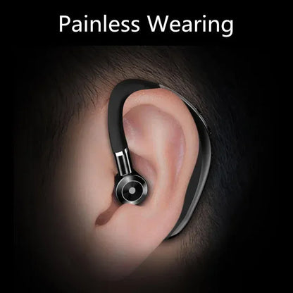 S109 Wireless Bluetooth 5.0 Universal Hook Earphones Sports Business Single Ear Headset Handsfree headphones With Mic By Choice