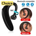 S109 Wireless Bluetooth 5.0 Universal Hook Earphones Sports Business Single Ear Headset Handsfree headphones With Mic By Choice