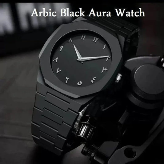 Arbic Black Aura Watch Fiber